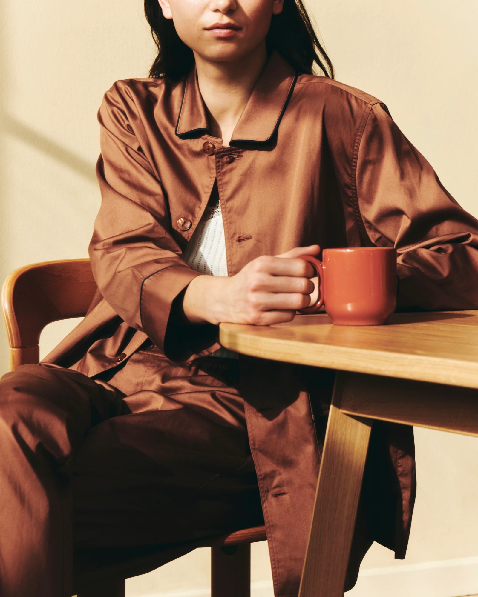 HAY Outline Long Sleeve Pyjama Shirt - Unisex - Lifestory