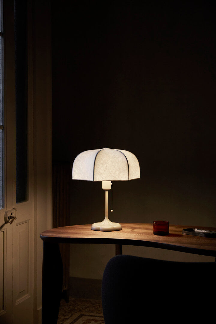 Poem Table Lamp | White & Cashmere | by ferm Living - Lifestory
