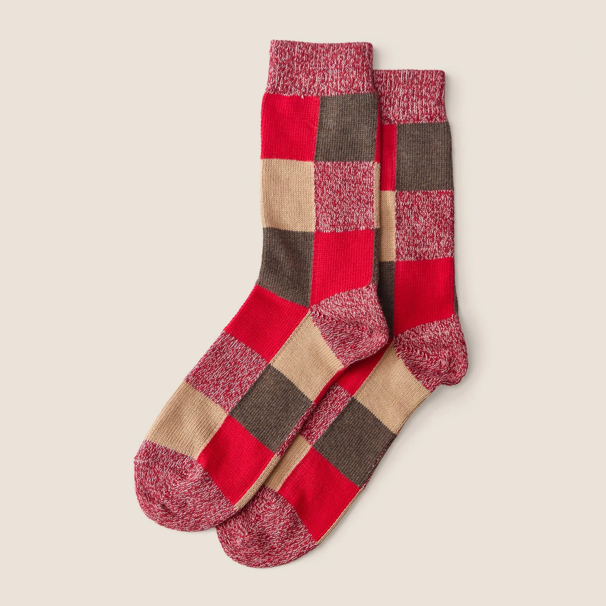 ROVE Knitwear Mens Organic Cotton Patterned Socks (UK 8-11) - UK Made