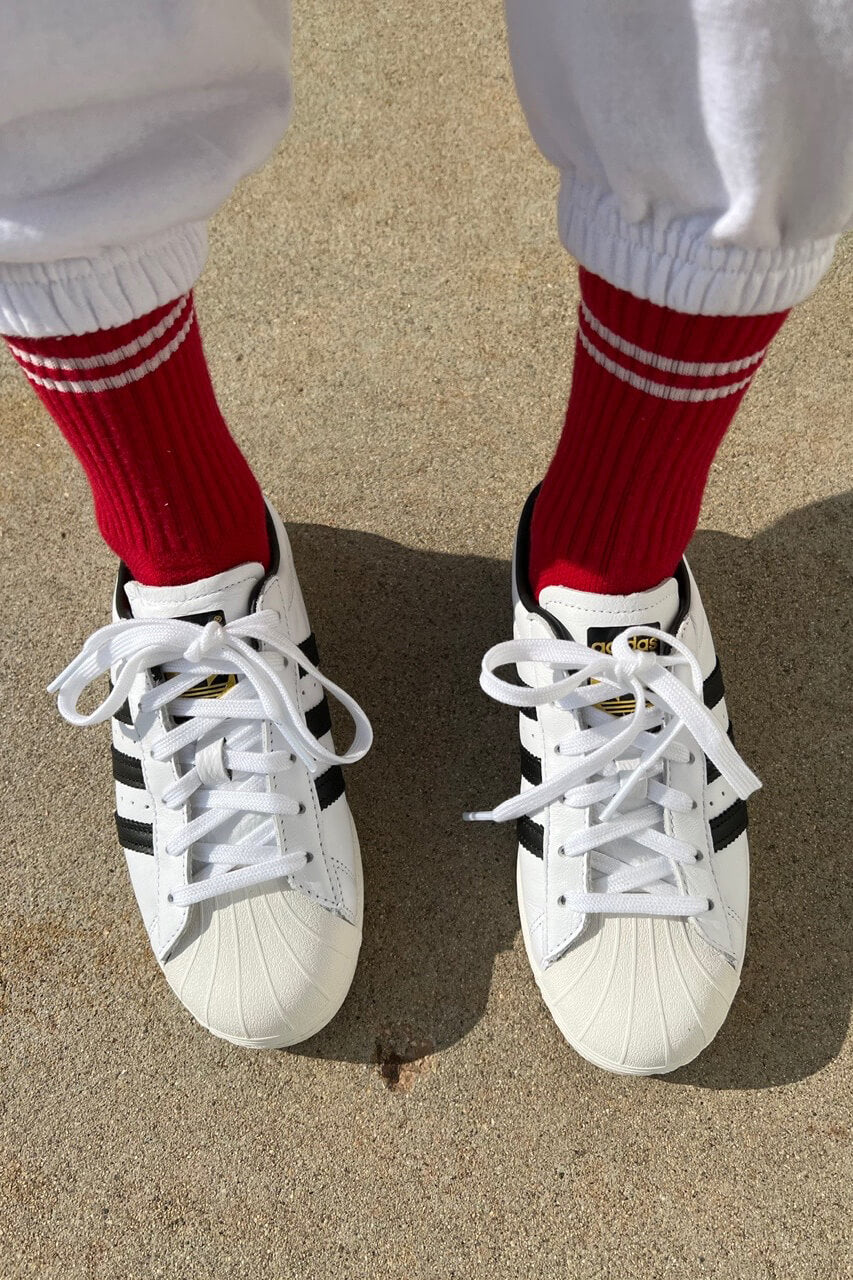Boyfriend Socks | Red | by Le Bon Shoppe - Lifestory