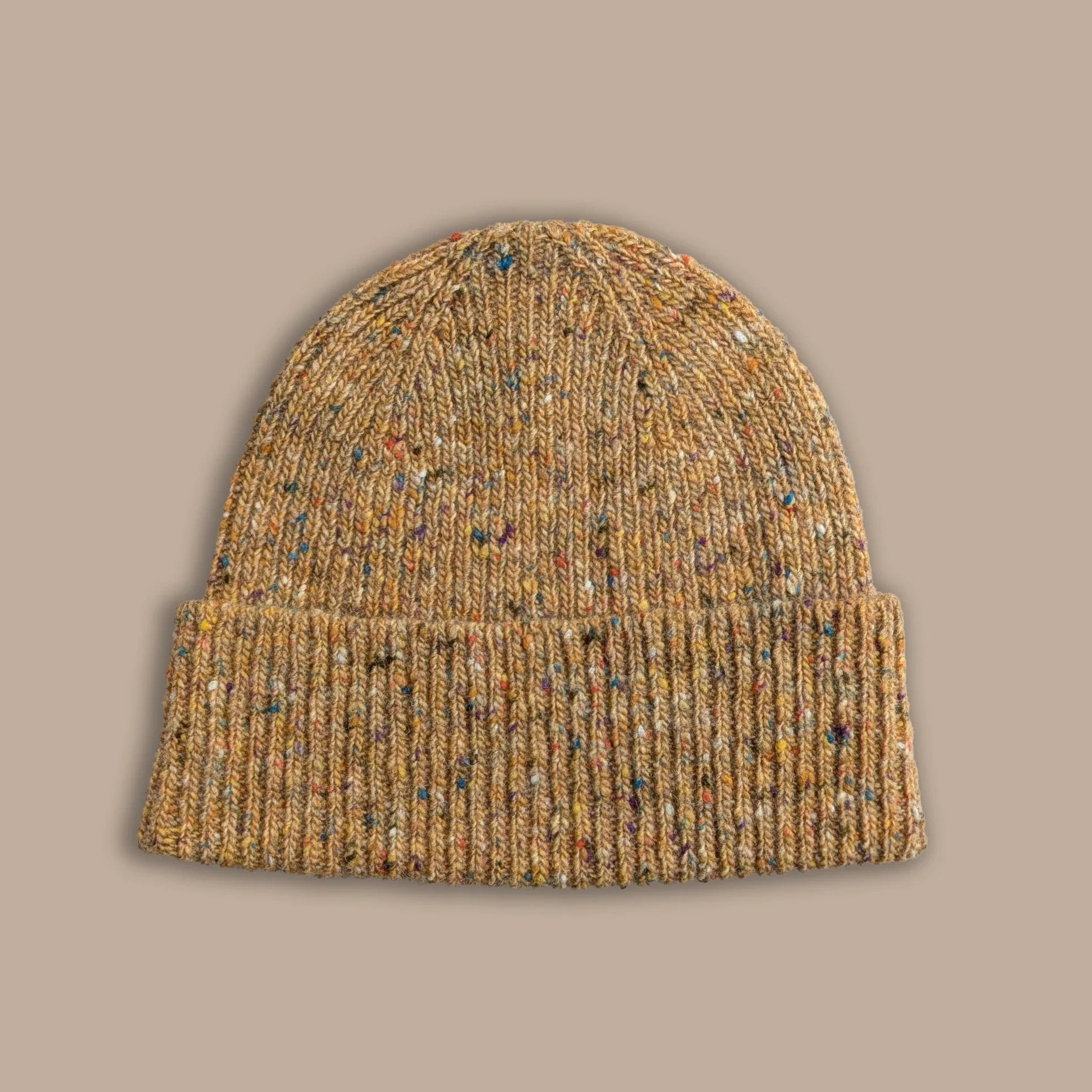 ROVE Knitwear Unisex Merino Rib Donegal Beanie - UK Made - Lifestory
