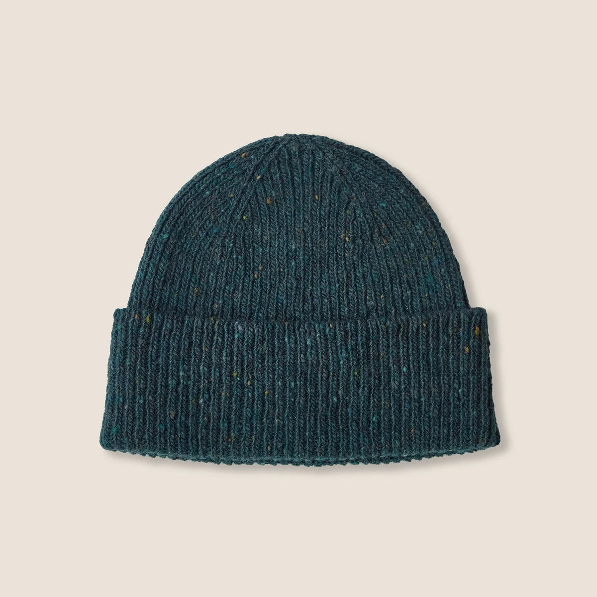 ROVE Knitwear Unisex Merino Rib Donegal Beanie - UK Made