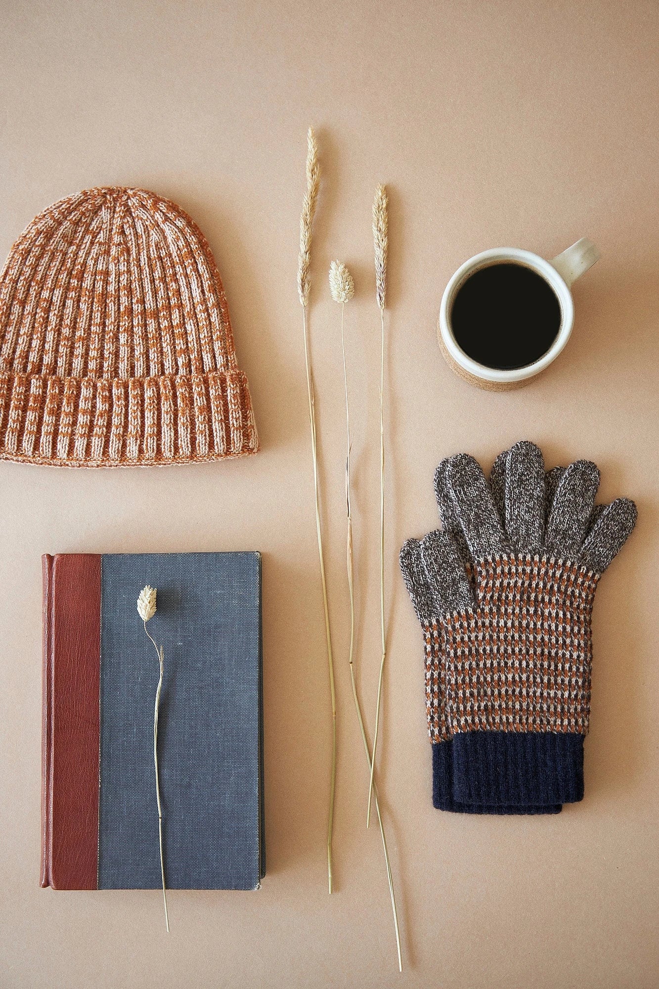 ROVE Knitwear Lambswool Marl Gloves - UK Made
