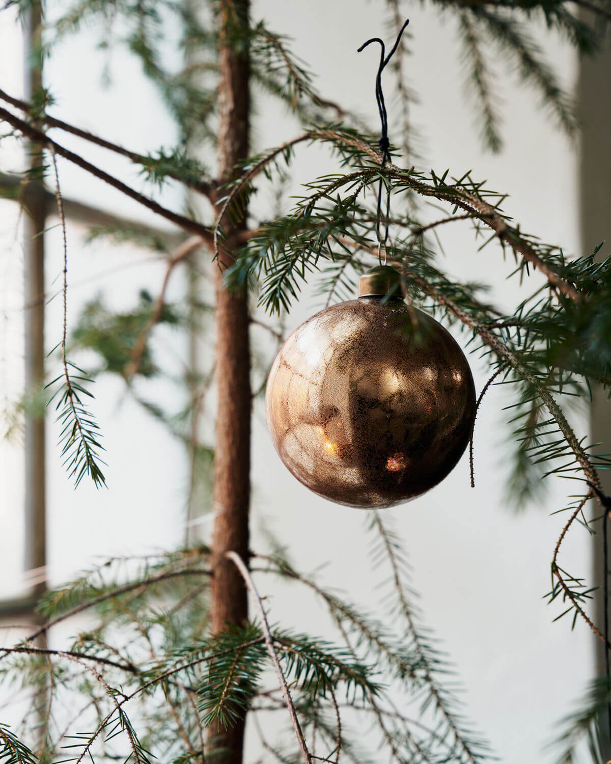 Runy Ornament - Pair | Amber | Glass | by House Doctor - Lifestory