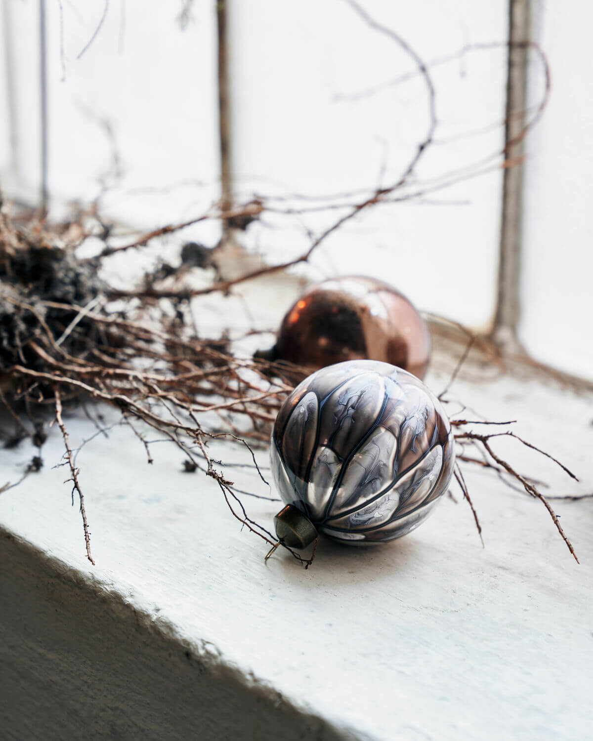 Runy Ornament - Pair | Brown | Glass | by House Doctor - Lifestory