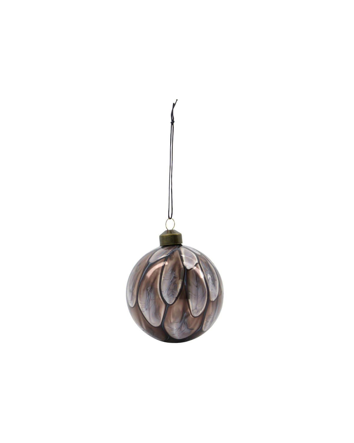 Runy Ornament - Pair | Brown | Glass | by House Doctor - Lifestory