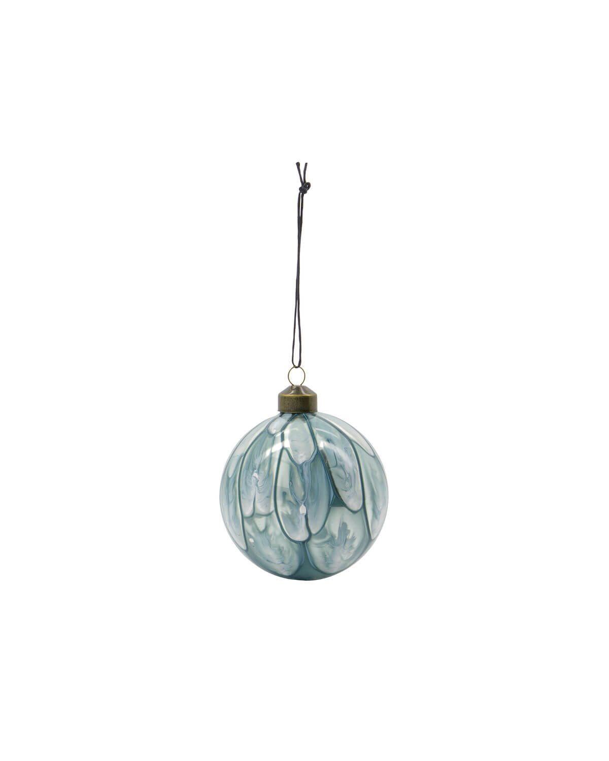 Runy Ornament - Pair | Light Blue | Glass | by House Doctor - Lifestory