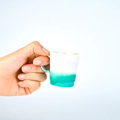 Porcelain Double Espresso Cup in Various Glazes by SGW Lab - Lifestory