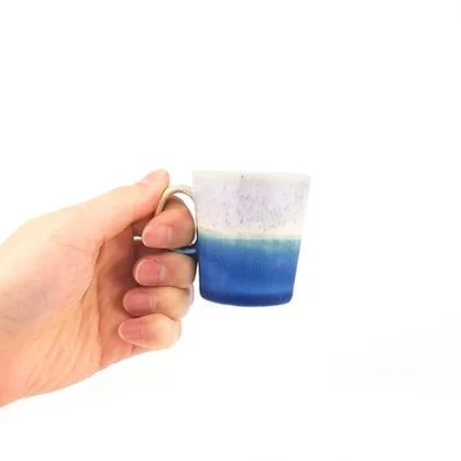 Porcelain Double Espresso Cup in Various Glazes by SGW Lab - Lifestory