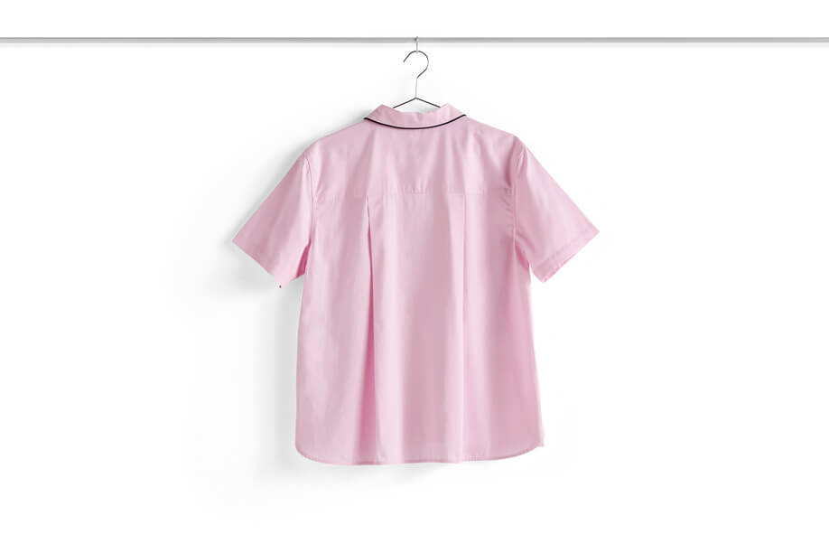 Outline Short Sleeve Pyjama Shirt - Unisex | Soft Pink | by HAY - Lifestory