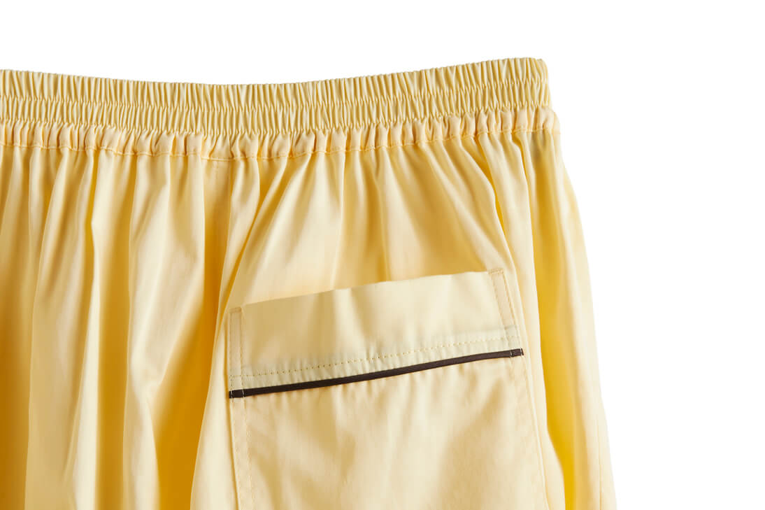 Outline Pyjama Shorts - Unisex | Soft Yellow | by HAY - Lifestory