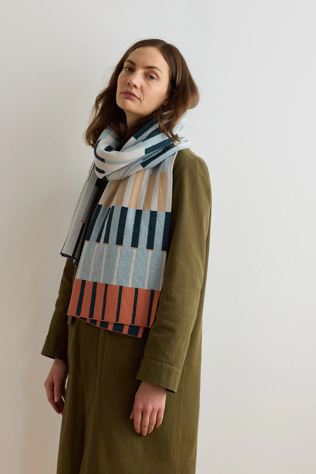 Scarf 'Harbour' in various colours by Hilary Grant - Lifestory