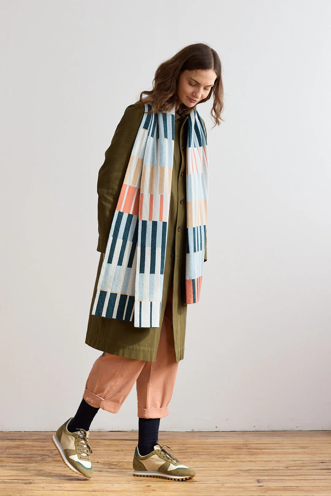 Scarf 'Harbour' in various colours by Hilary Grant - Lifestory