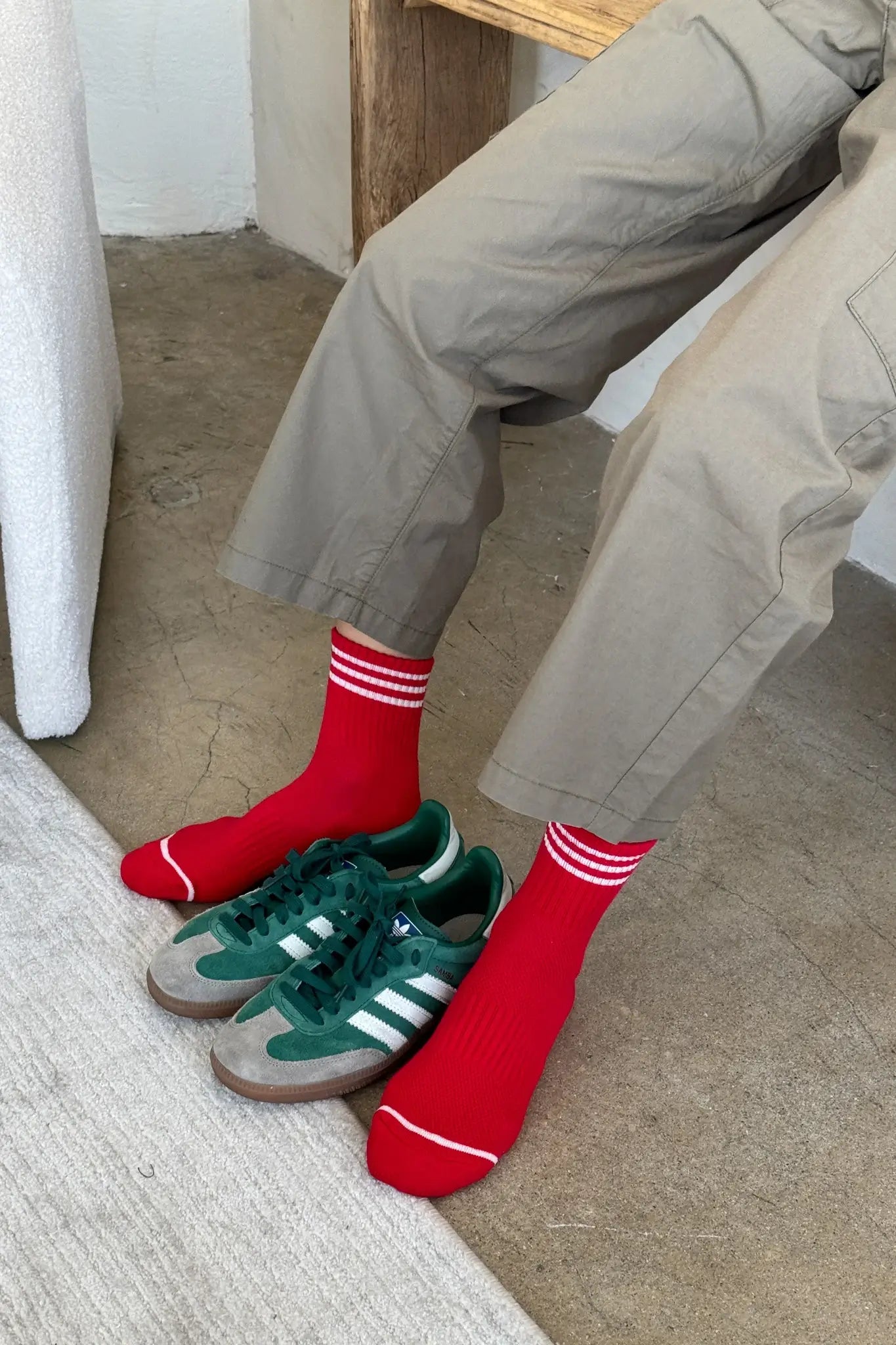 Girlfriend Socks | Scarlet | by Le Bon Shoppe - Lifestory
