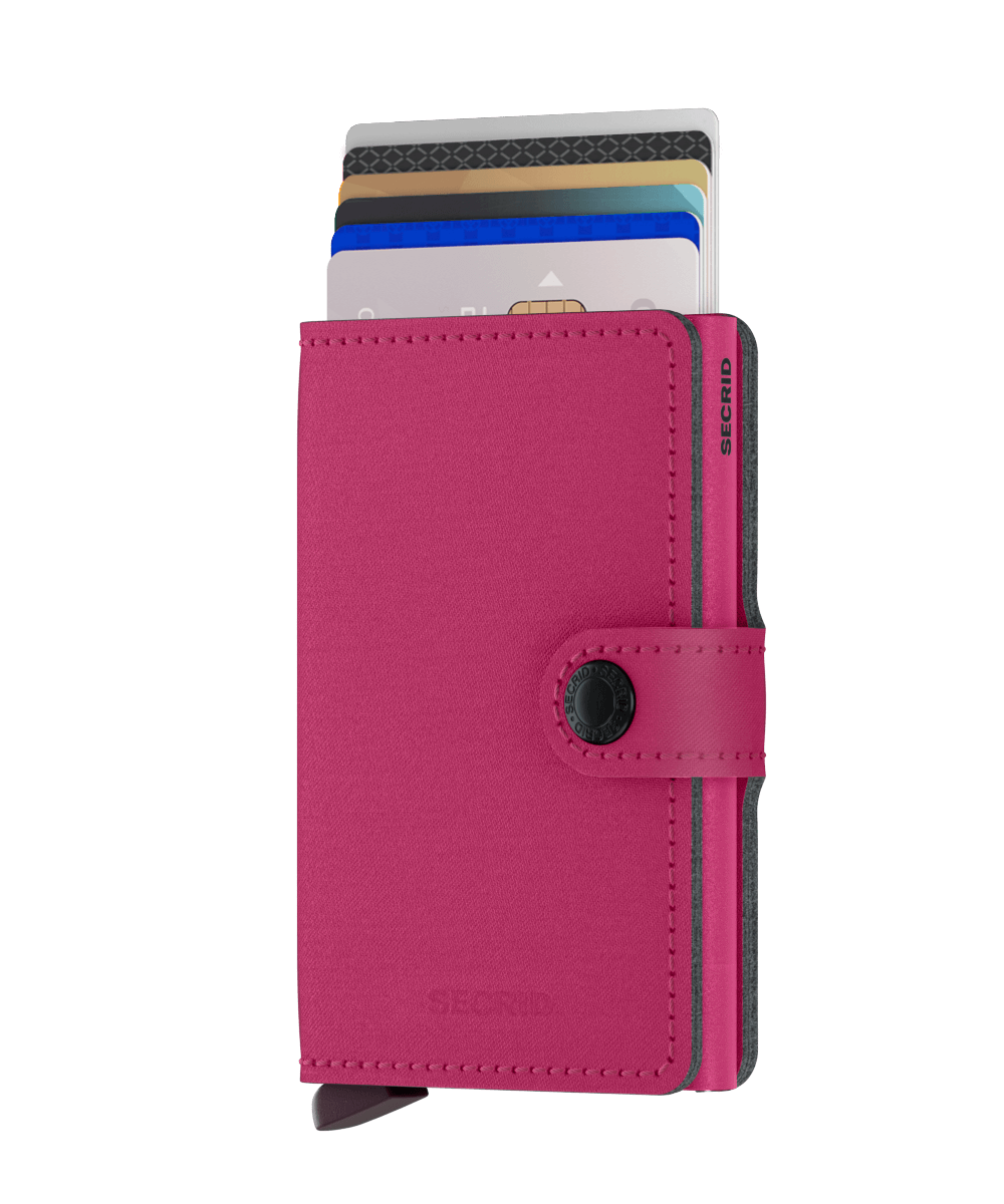 Miniwallet | Yard Powder Fuchsia | by Secrid Wallets - Lifestory