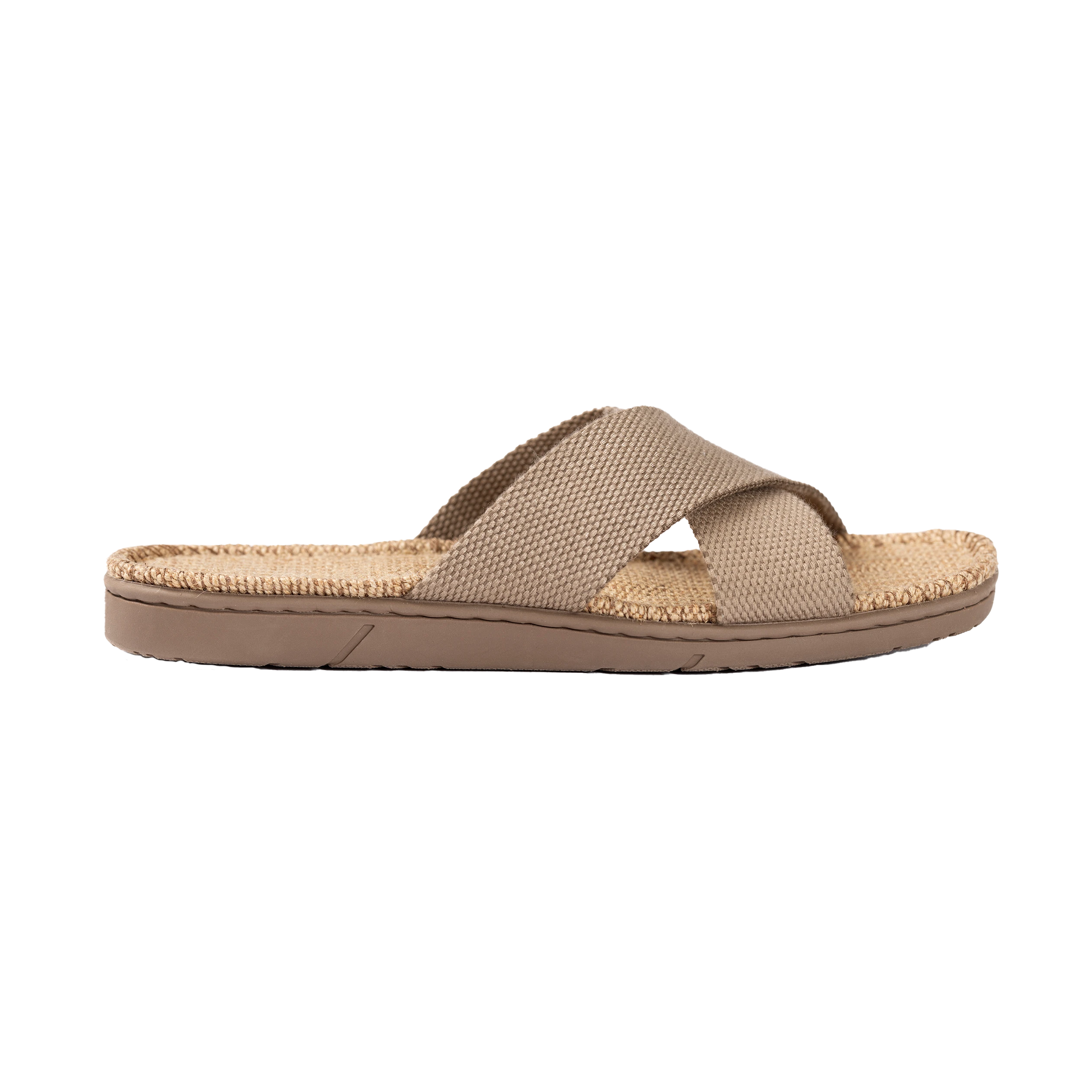 Umber Shangies sandal with a textured strap on a white background | Breathable Washable | Lifestory