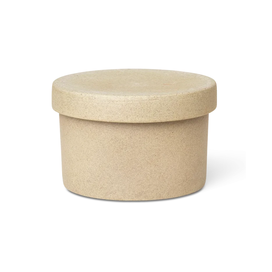 Small Lidded Container | Ceramic | Bon Accessories | by ferm Living - Lifestory