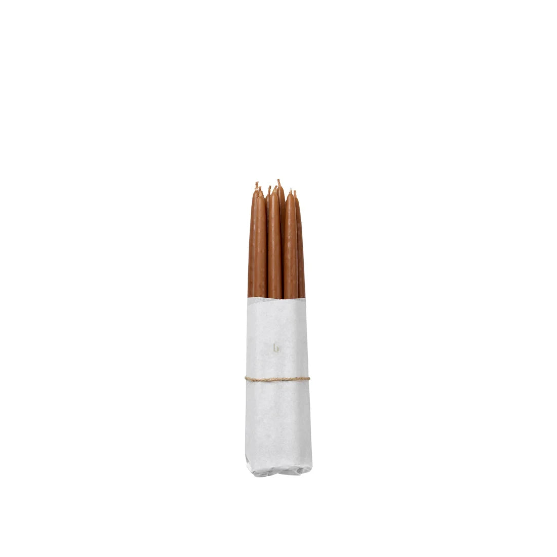Broste Copenhagen Set of 10 Smooth Taper Candles (Ø1.2 x H21 cm)