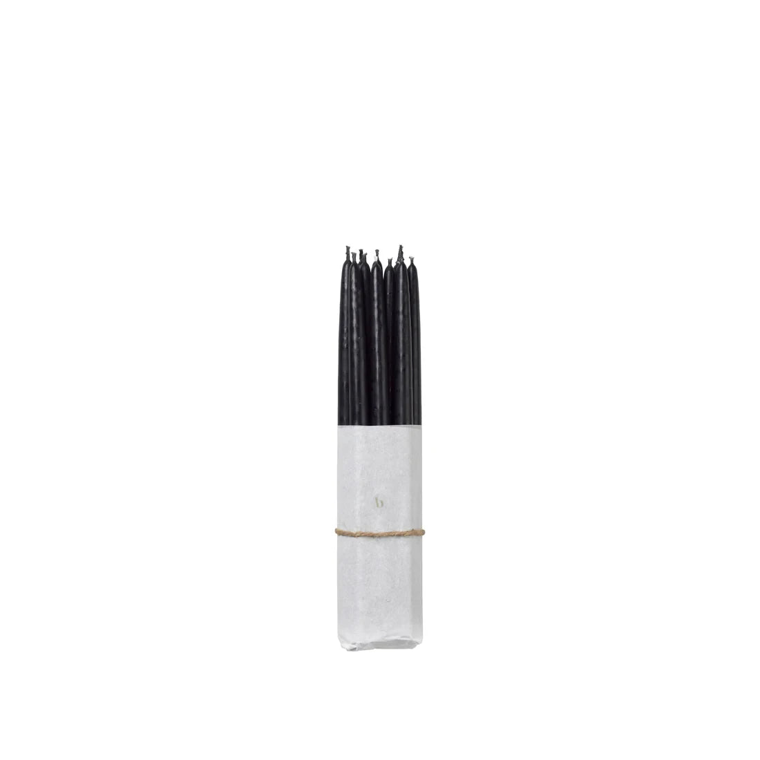 Broste Copenhagen Set of 10 Smooth Taper Candles (Ø1.2 x H21 cm)