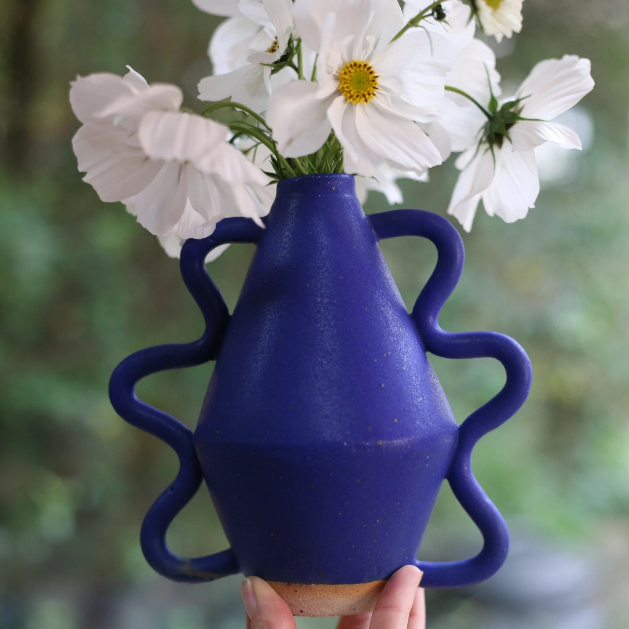 Sophie Alda Diamond Stoneware Bottle With Wiggle Arms - Lifestory