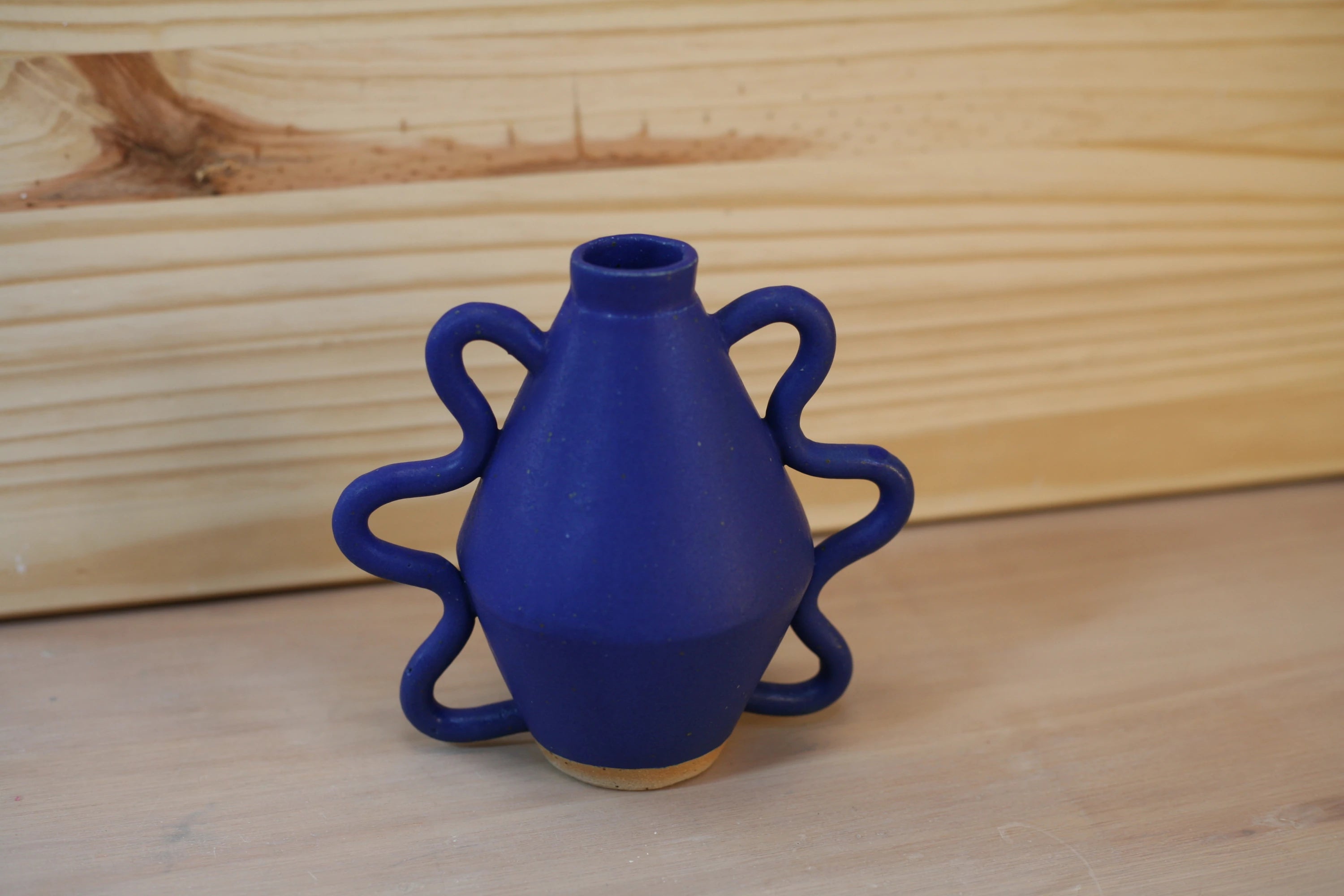 Sophie Alda Diamond Stoneware Bottle With Wiggle Arms - Lifestory