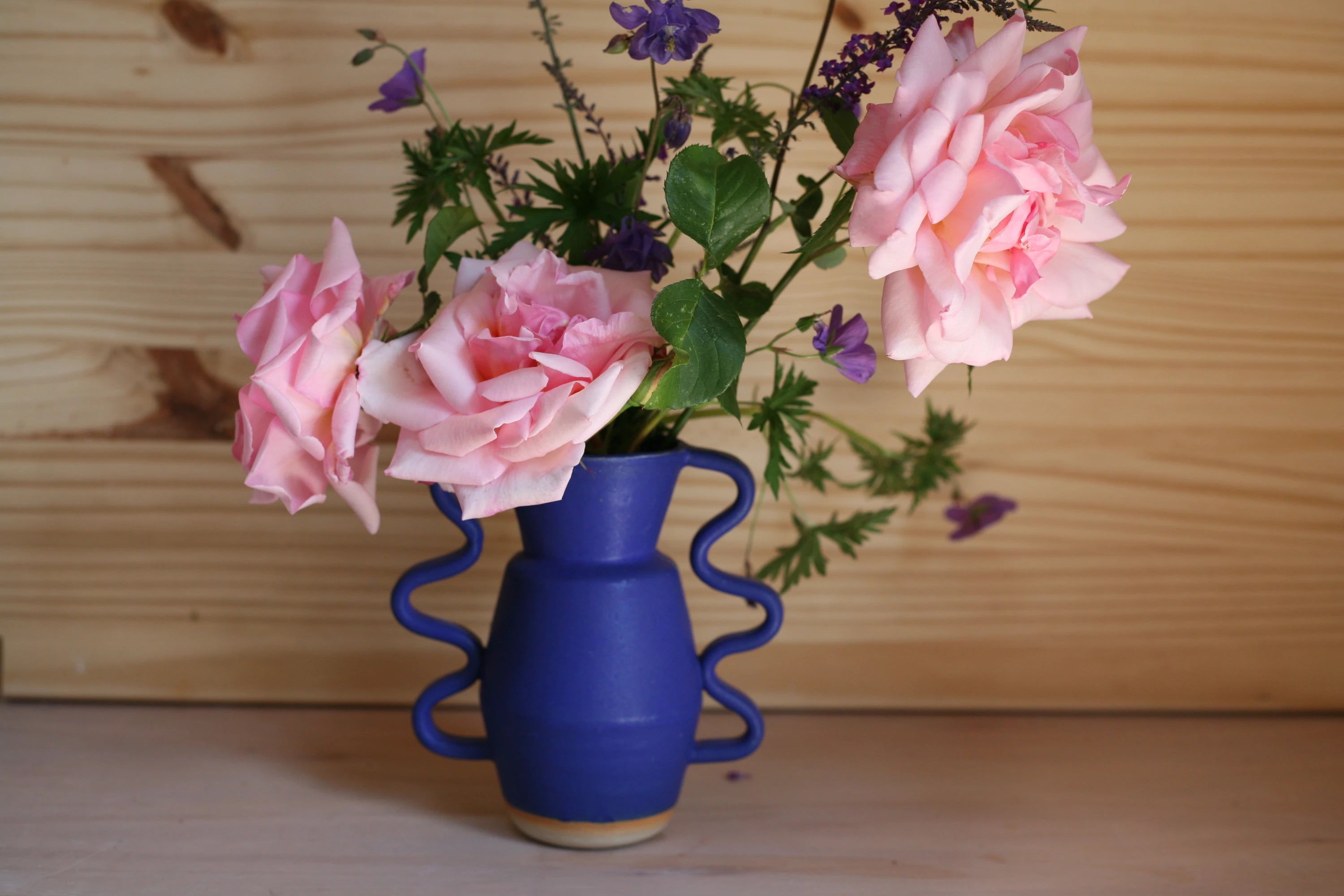 Sophie Alda Flood Stoneware Vase With Wiggle Arms - Lifestory