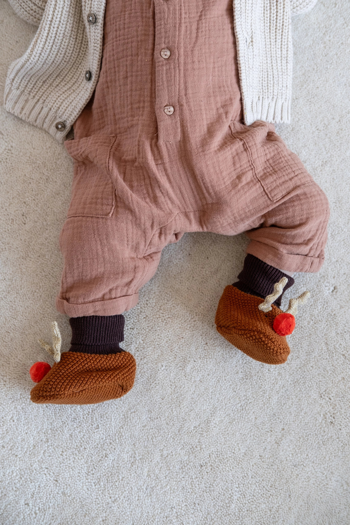Sophie Home Cotton Knit Baby Slipper Socks | Various Animals