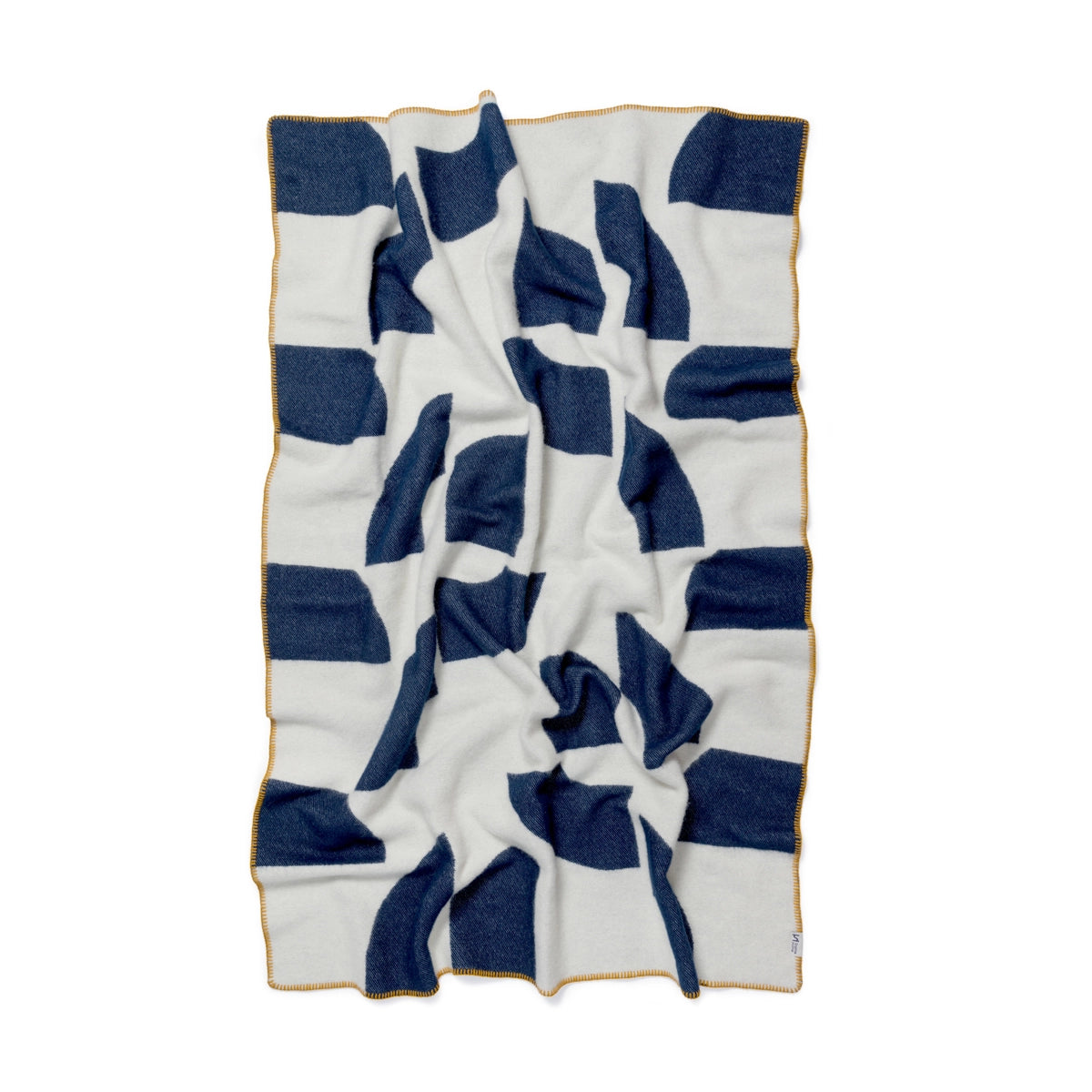Wool 'Deko' Blanket | Navy | by Sophie Home - Lifestory