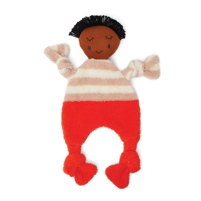 Red Buddy Comforter Cuddle Cloth by Sophie Home on a white background