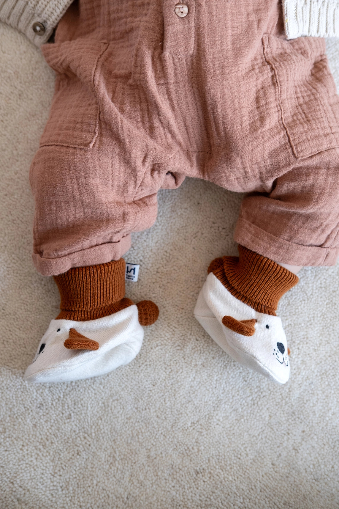 Sophie Home Cotton Knit Baby Slipper Socks | Various Animals - Lifestory