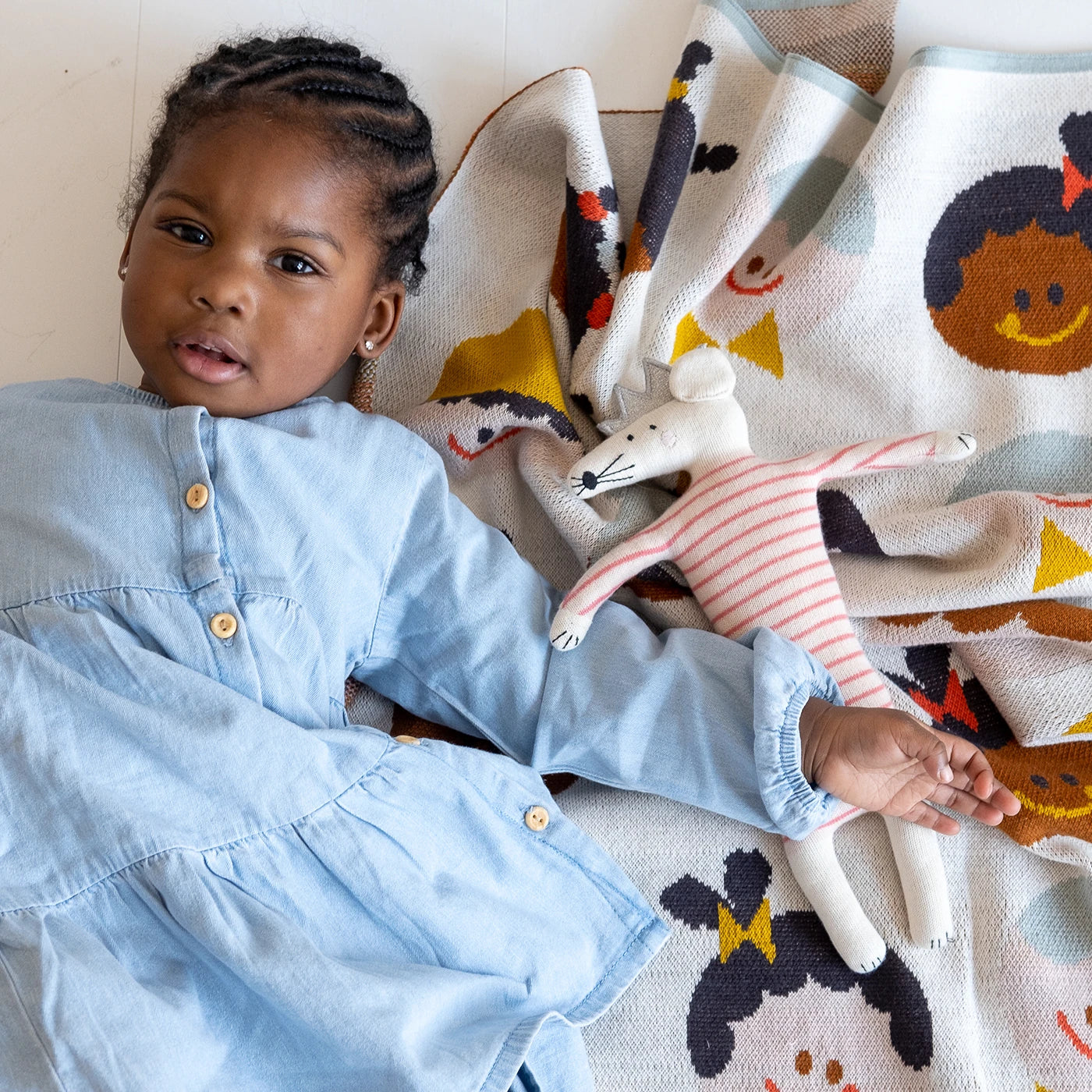 Gaia Stella Baby Blanket | Cotton | by Sophie Home - Lifestory