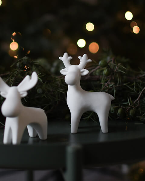 Sten the Reindeer | Small | White Ceramic | by Storefactory - Lifestory