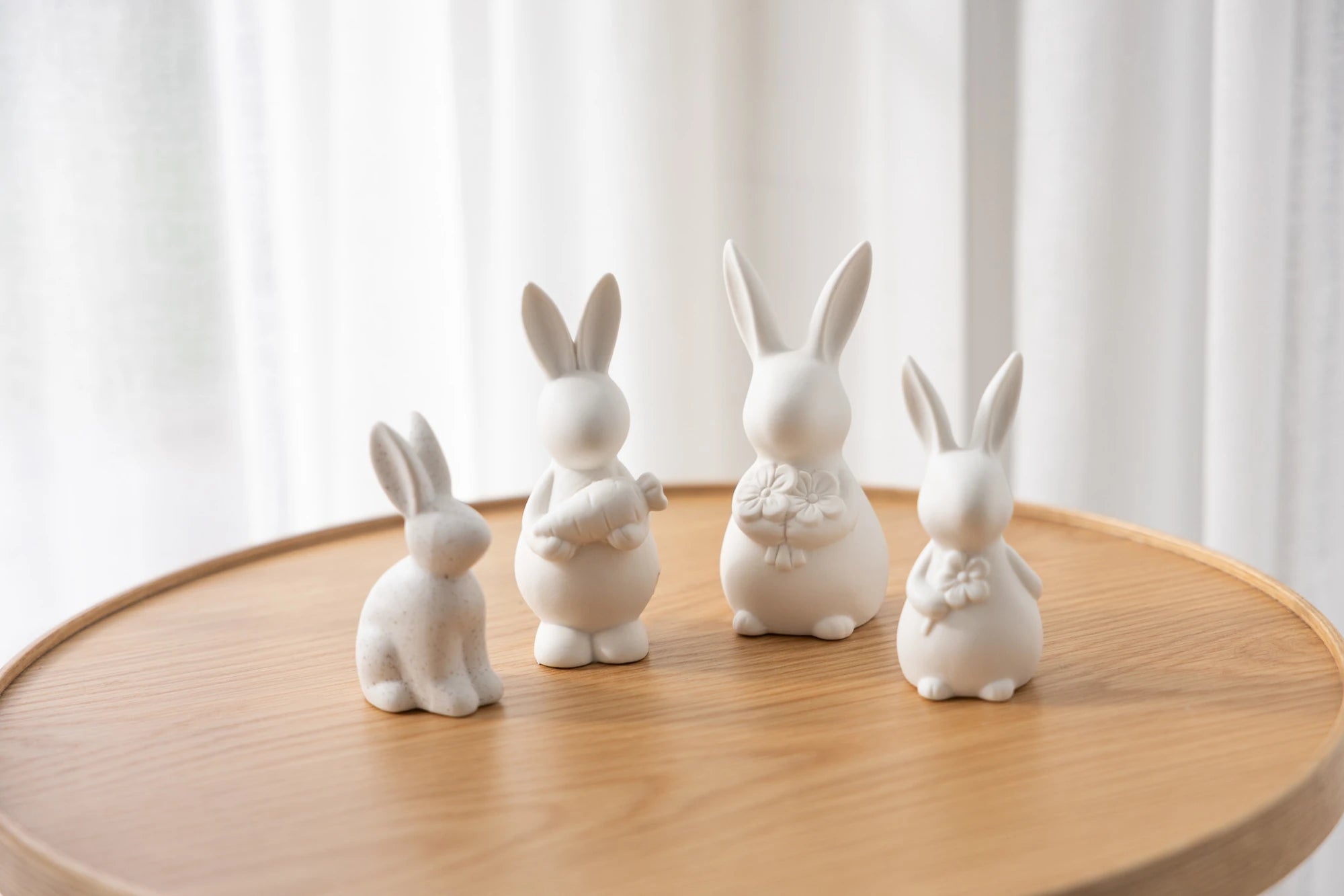Storefactory 'Ralf' Small Ceramic Bunny in Speckled White - Lifestory