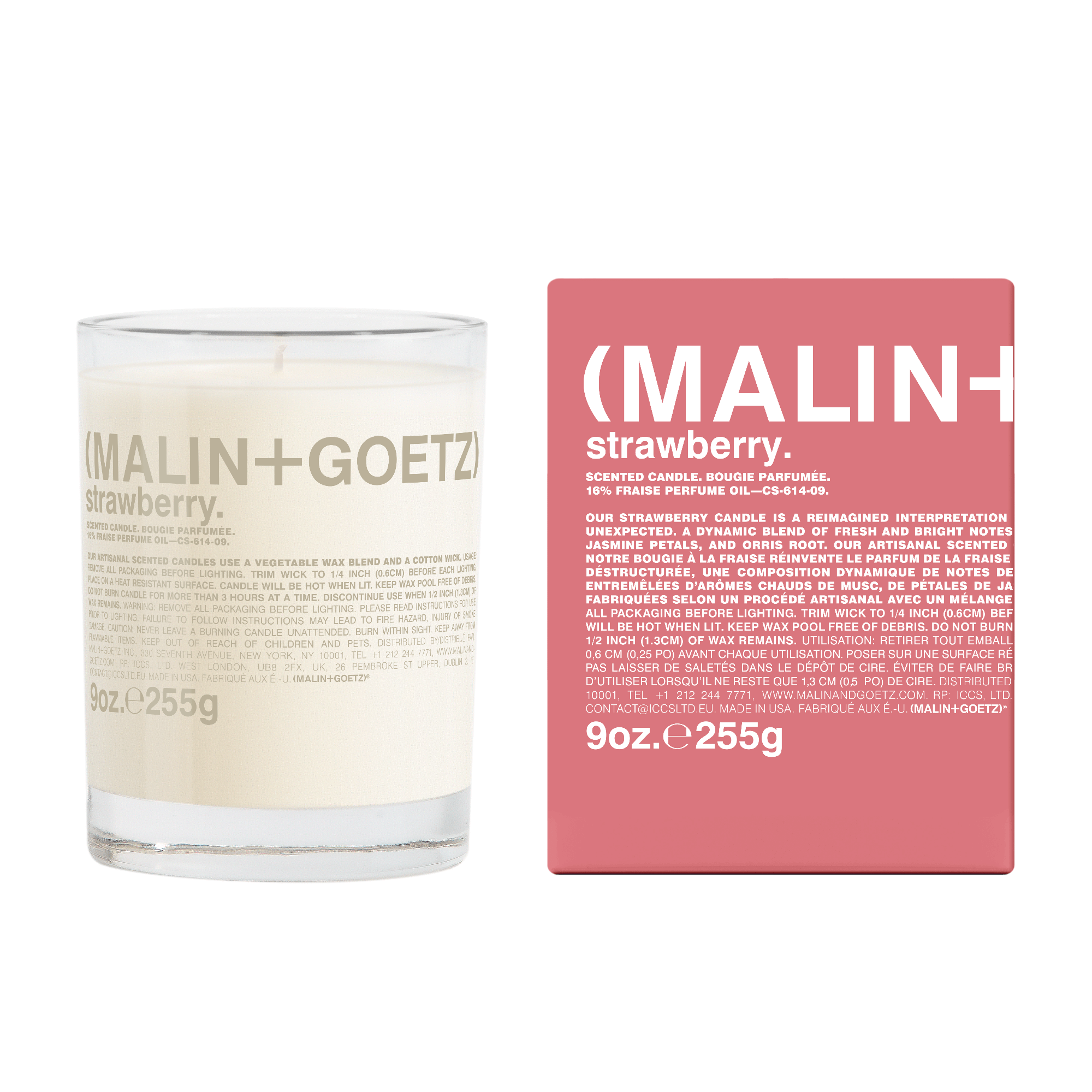 Strawberry Candle | 60 Hour Burn Time | by Malin+Goetz - Lifestory