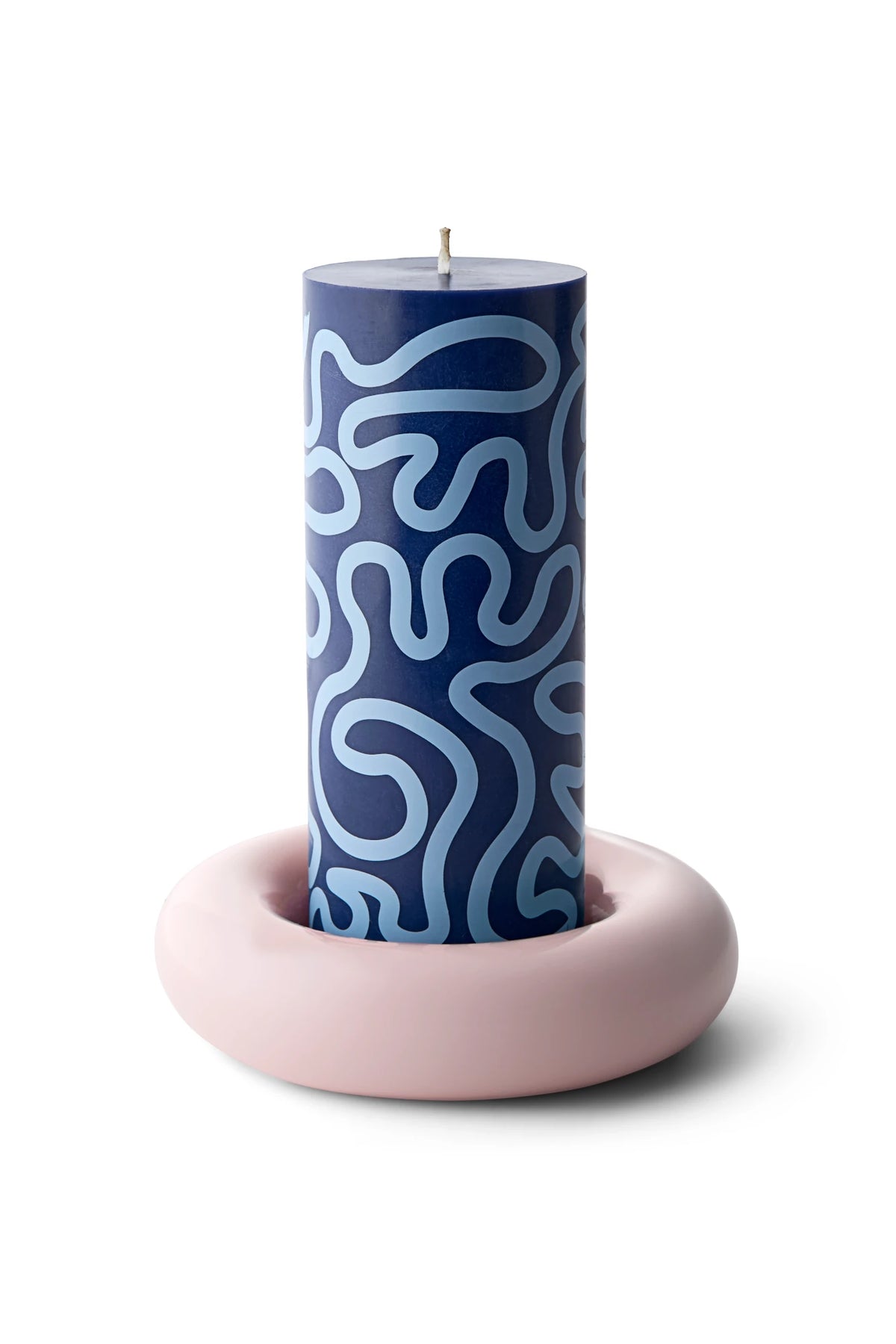 Studio About Bob Candle Holder, Large in Rose