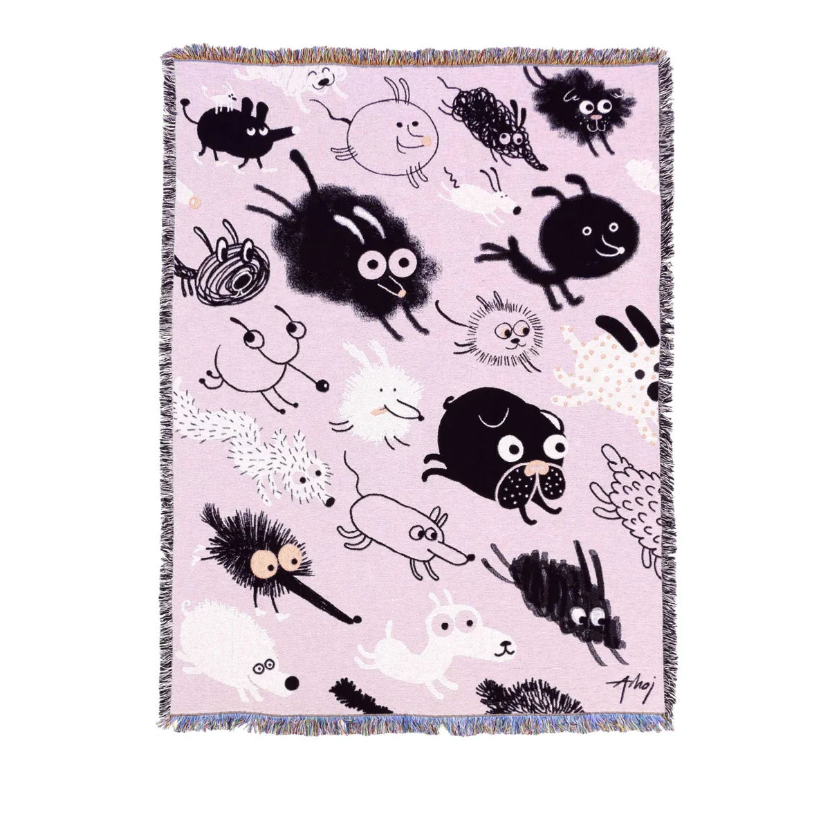 Dogs Blanket by Studio Arhoj