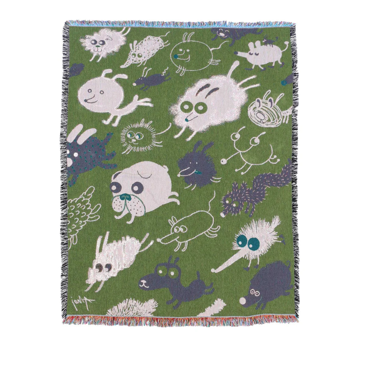 Dogs Blanket by Studio Arhoj