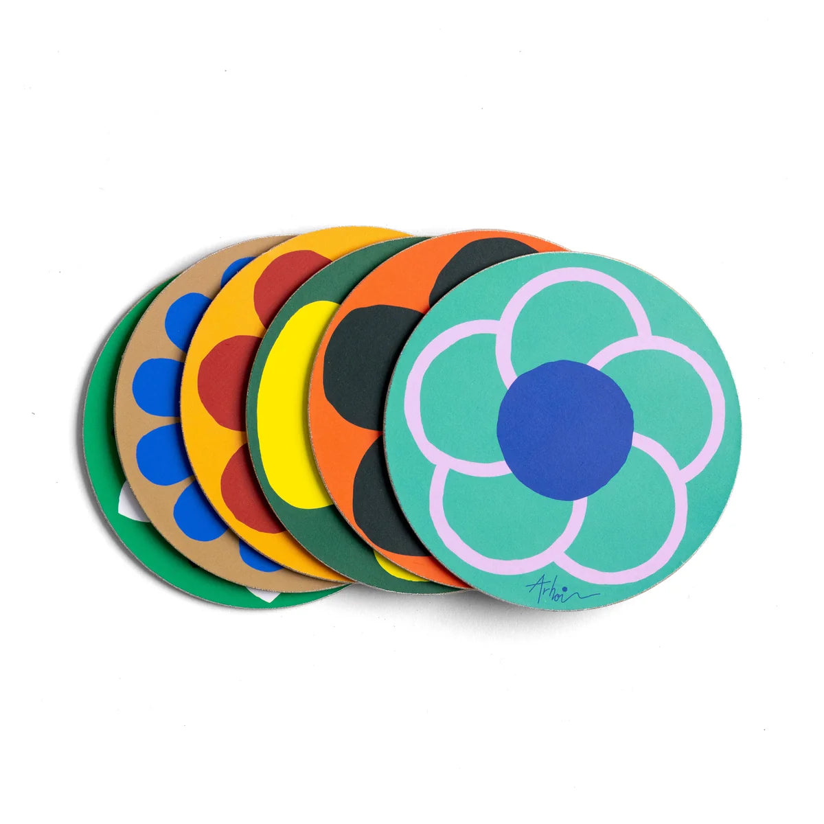 Studio Arhoj Party Coaster Set of 6 - 2 Styles