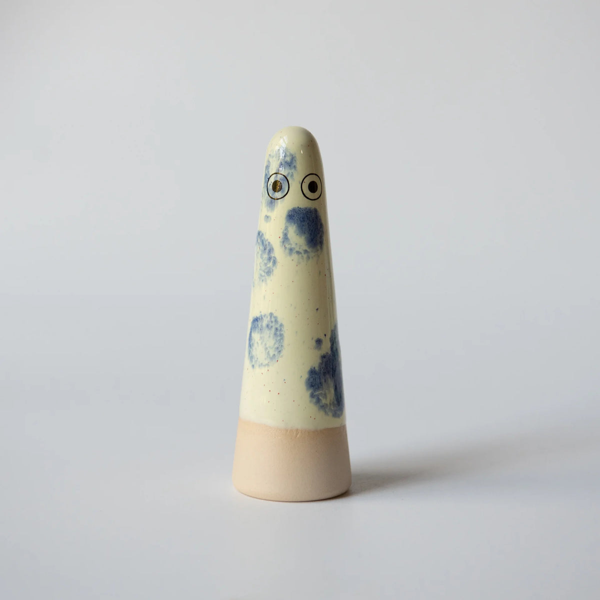 Studio Arhoj Ghost | Baxter | Yellow & Blue Ceramic Figurine