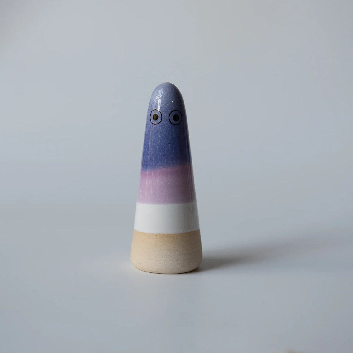 Studio Arhoj Ghost | Dante in Blue & Pink Glaze | Ceramic Figurine