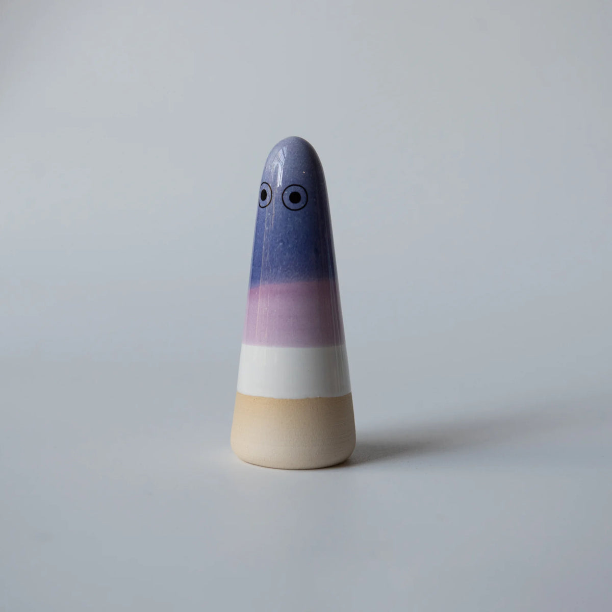 Studio Arhoj Ghost | Dante in Blue & Pink Glaze | Ceramic Figurine