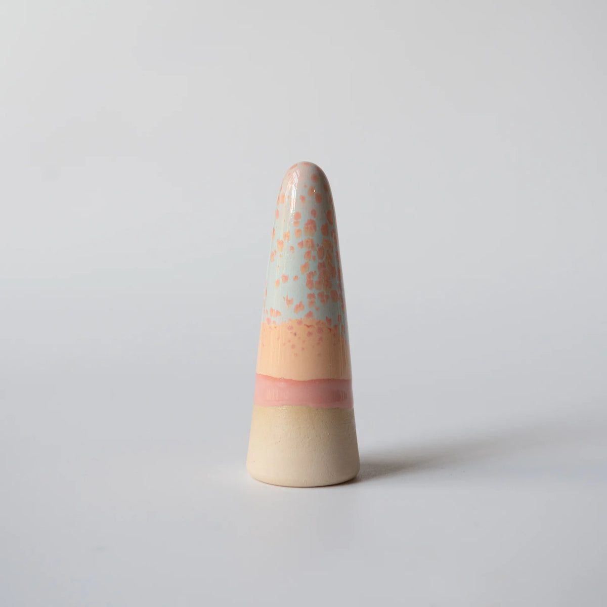 Studio Arhoj Ghost | Milly in Blue & Pink Glaze | Ceramic Figurine