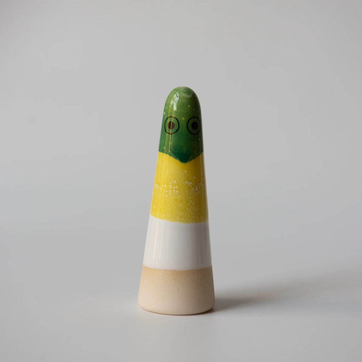 Studio Arhoj Ghost | Henrie | StripedGreen & Yellow Glaze