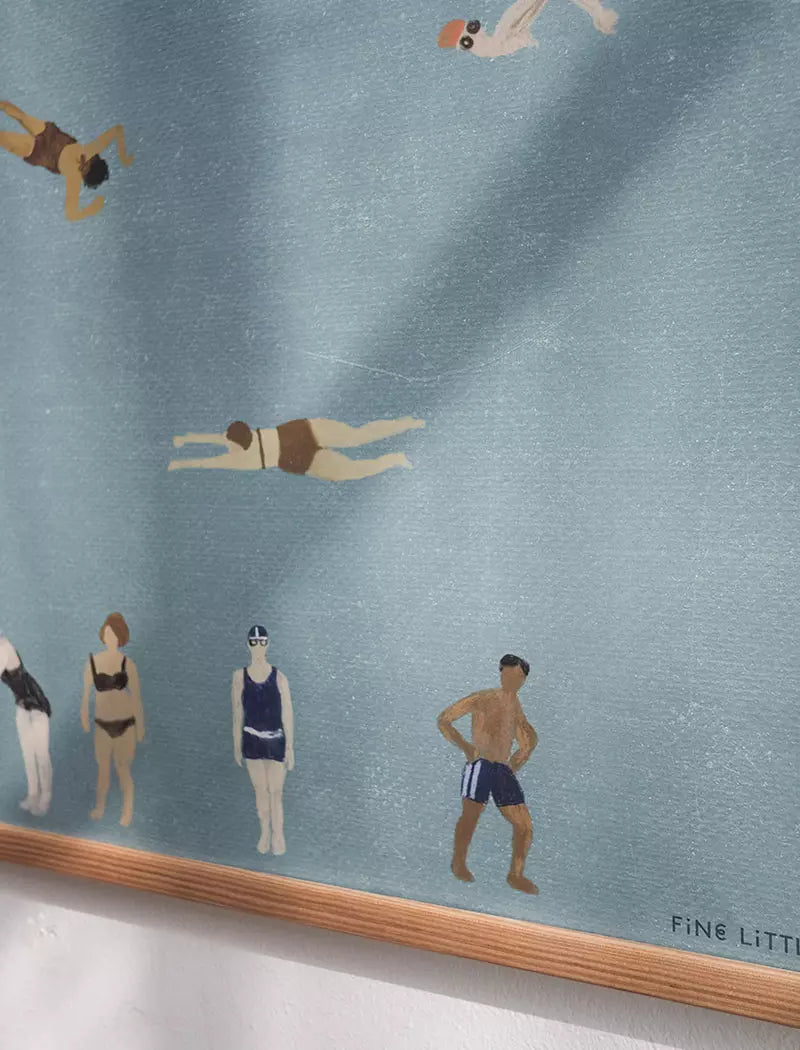 Swimmers Poster | 50 x 70cm | by Fine Little Day - Lifestory