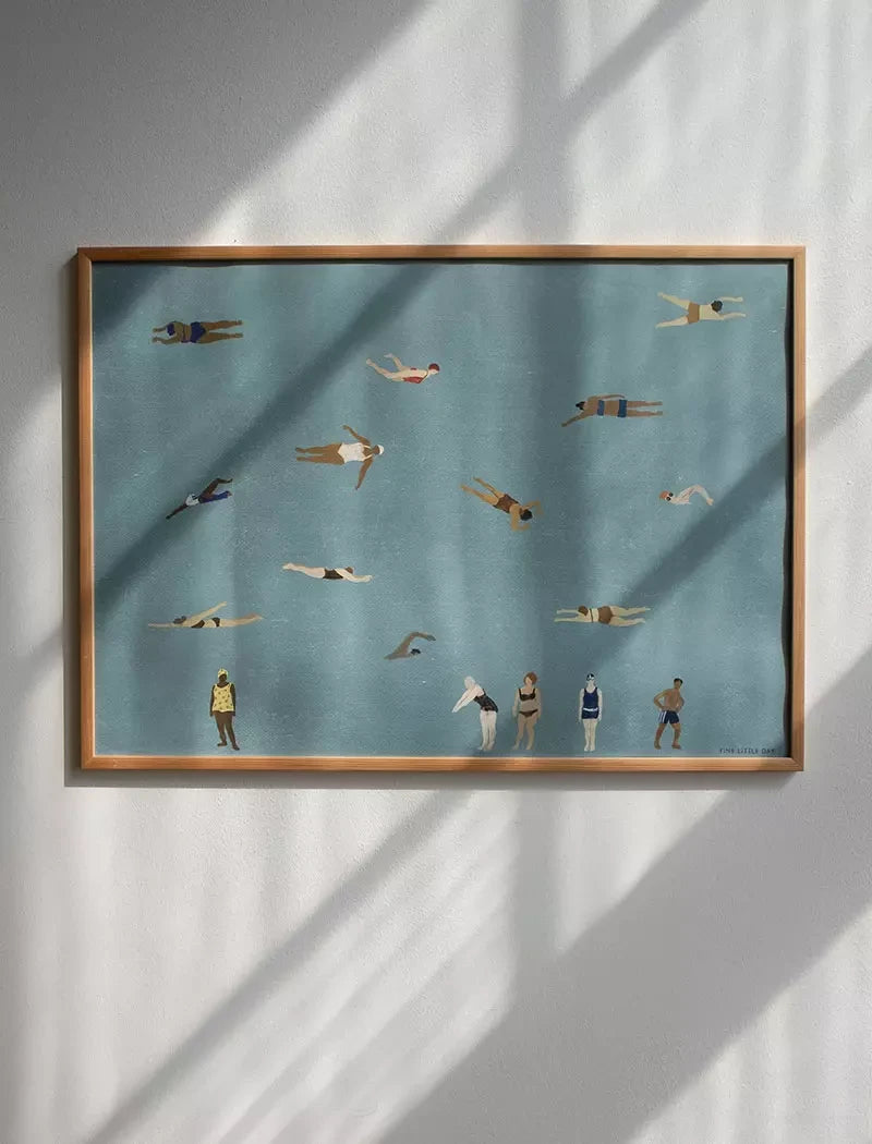 Swimmers Poster | 50 x 70cm | by Fine Little Day - Lifestory