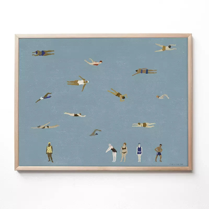 Swimmers Poster | 50 x 70cm | by Fine Little Day - Lifestory