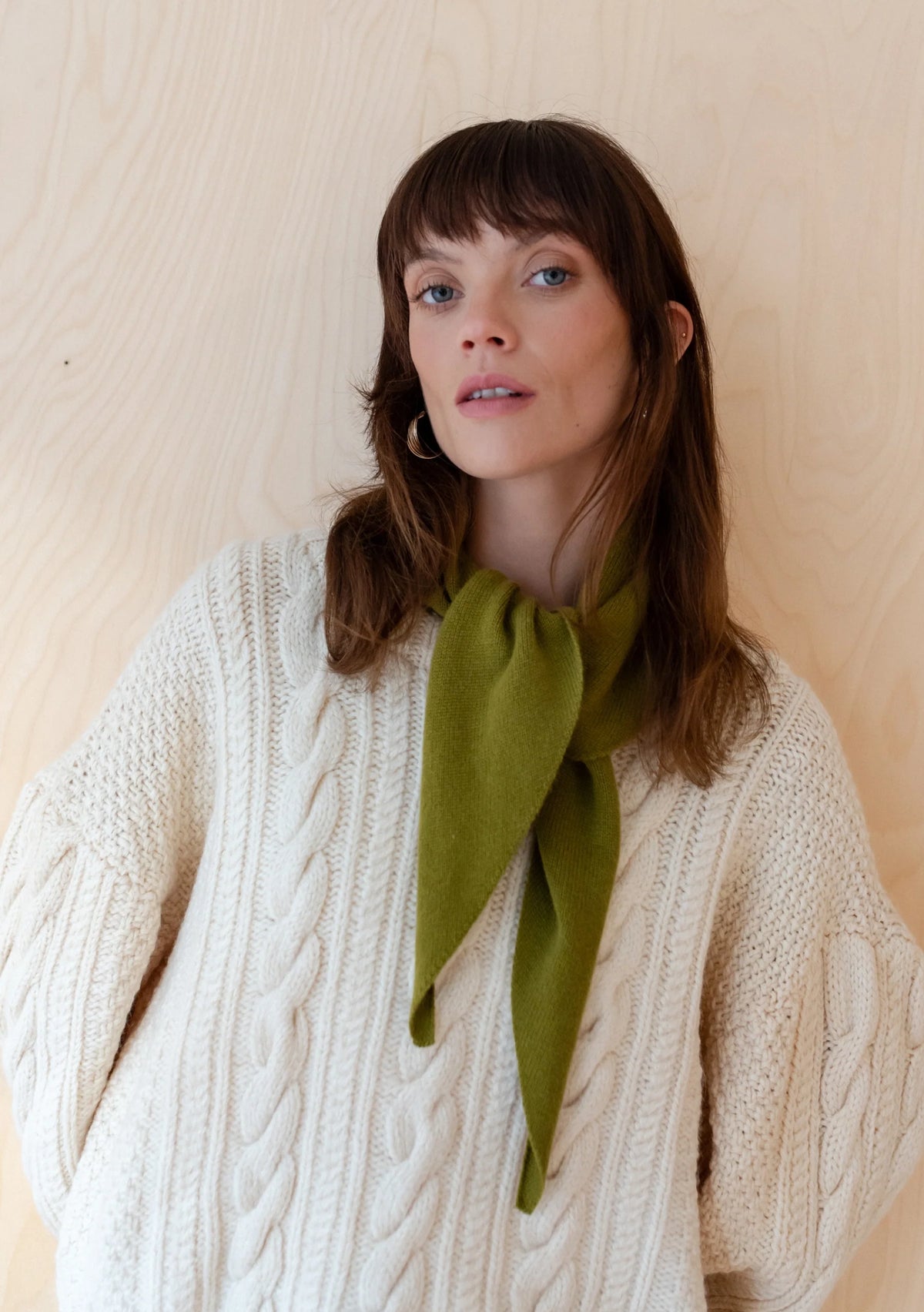 TBCo Merino Wool Triangle Scarf in Various Colours