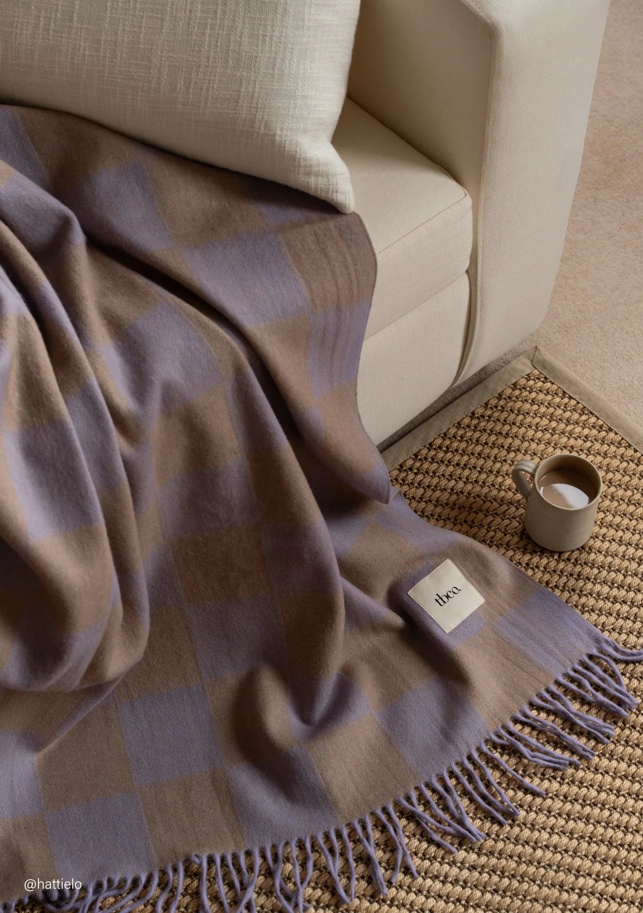 TBCo Recycled Wool Blanket in Various Colours - Lifestory