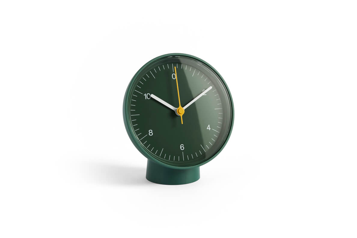 Table Clock | Green | Stand or Wall Mounted | By HAY - Lifestory