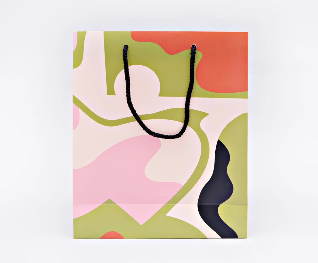 The Completist Luxury Large Patterned Gift Bag - Lifestory